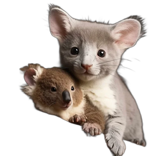 animal, creature, staff, photorealistic transparent PNG cut-out