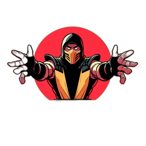 mask, comic book art, concept art, pixel art transparent PNG cut-out