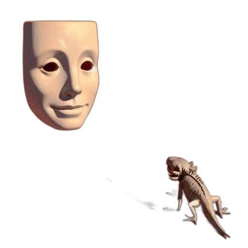 mask, creature, face, animal transparent PNG cut-out