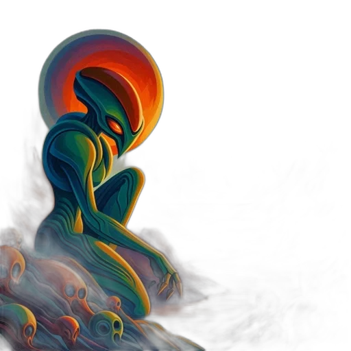 hat, creature, concept art, fantasy art transparent PNG cut-out