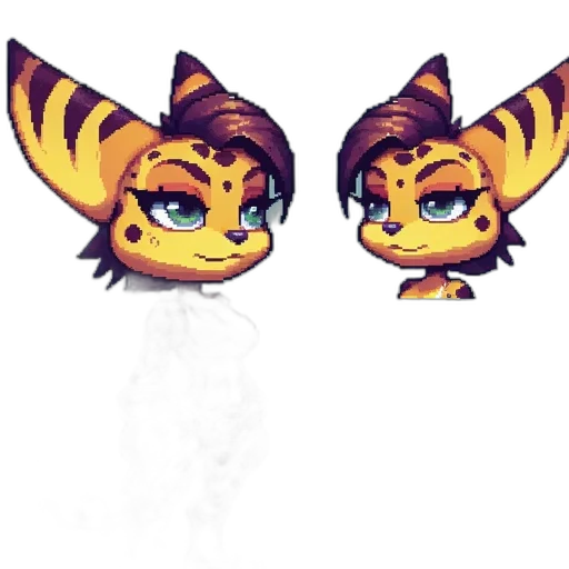 mask, pixel art, concept art, 3d render transparent PNG cut-out