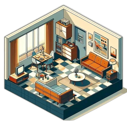 furniture, building, robot, jewelry transparent PNG cut-out
