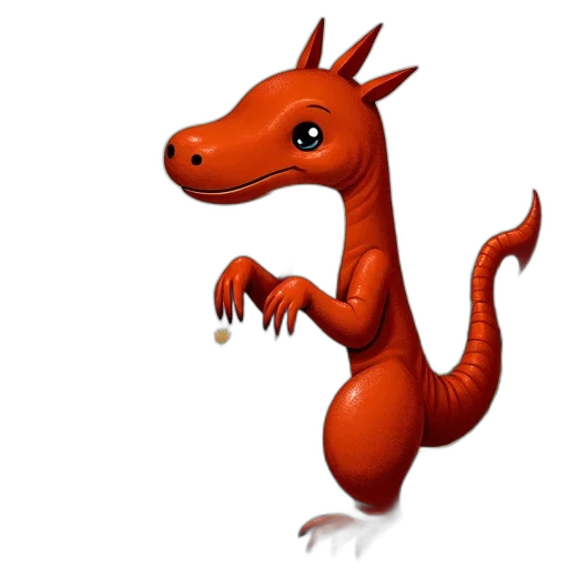 dragon, animal, creature, staff transparent PNG cut-out