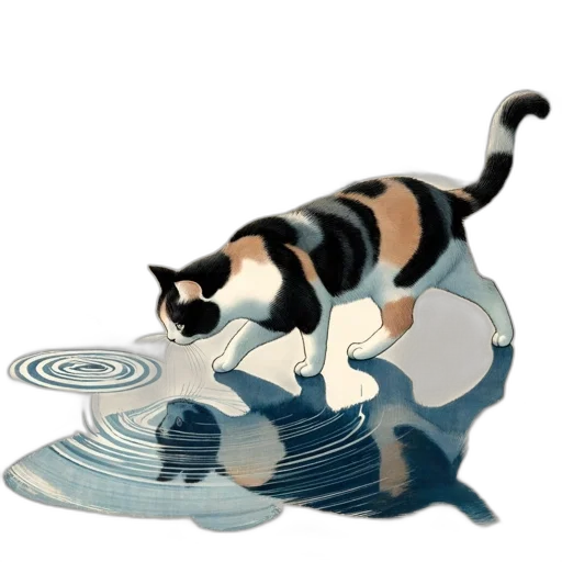 animal, 3d render, concept art, photorealistic transparent PNG cut-out