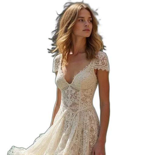 dress, photorealistic, katie, meyer transparent PNG cut-out
