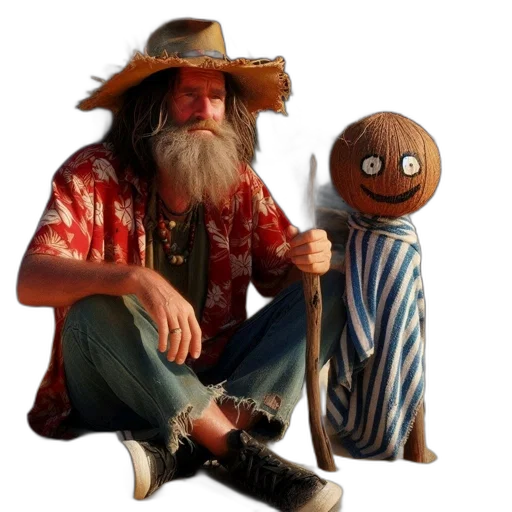 mask, hat, staff, concept art transparent PNG cut-out