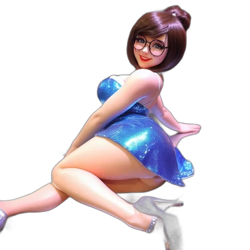 dress, concept art, 3d render, cartoon transparent PNG cut-out