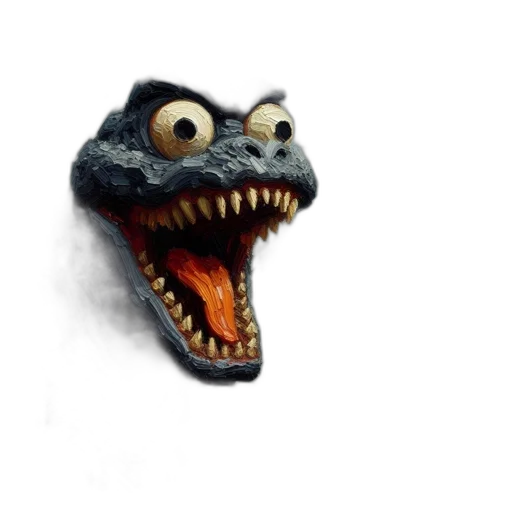 creature, dragon, mask, face transparent PNG cut-out