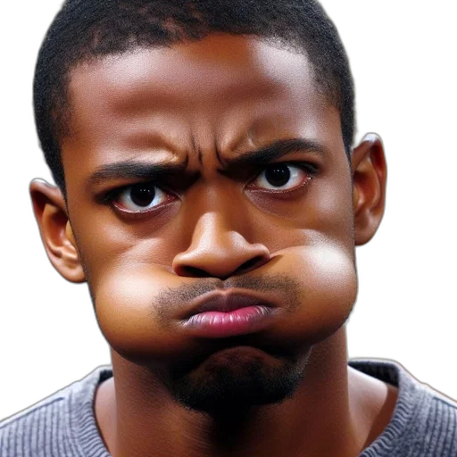 face, staff, mask, photorealistic transparent PNG cut-out