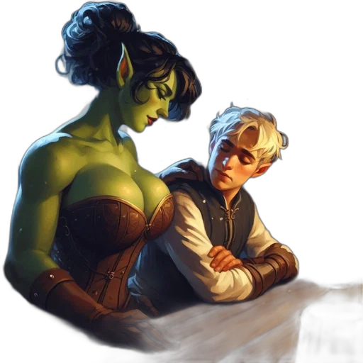 concept art, fantasy art, comic book art, pixel art transparent PNG cut-out