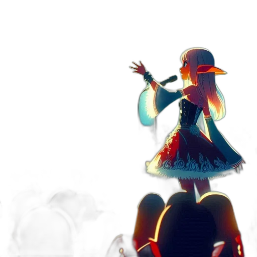 dress, hat, crown, robot transparent PNG cut-out