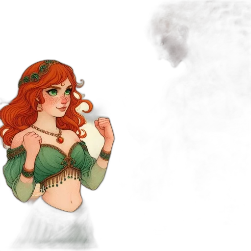 fantasy art, concept art, pixel art, watercolor transparent PNG cut-out