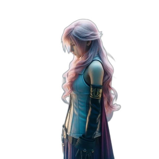 dress, dragon, sword, staff transparent PNG cut-out