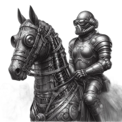 sword, weapon, robot, dragon transparent PNG cut-out