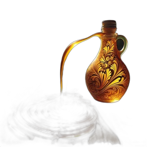bottle, jewelry, weapon, photorealistic transparent PNG cut-out