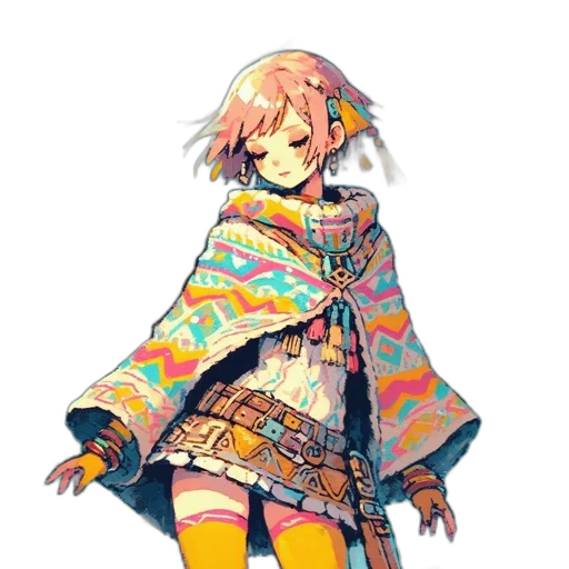 jacket, staff, sword, weapon transparent PNG cut-out
