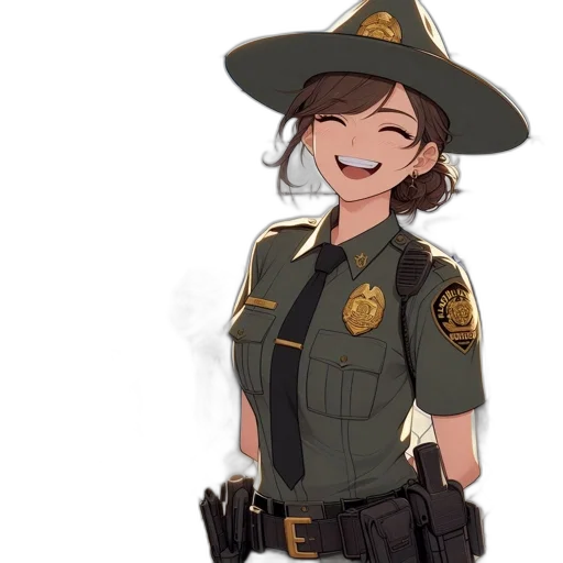 hat, staff, weapon, jacket transparent PNG cut-out