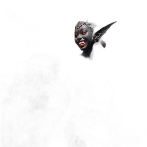 mask, creature, dragon, face transparent PNG cut-out