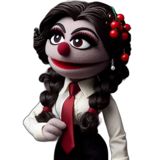 dress, staff, face, cartoon transparent PNG cut-out