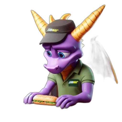 staff, dragon, hat, weapon transparent PNG cut-out