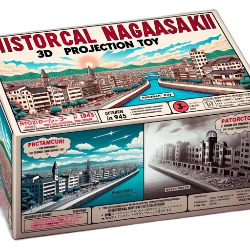 photorealistic, box, historical, nagasaki transparent PNG cut-out