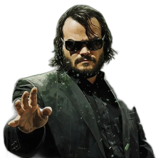 jacket, face, photorealistic, concept art transparent PNG cut-out