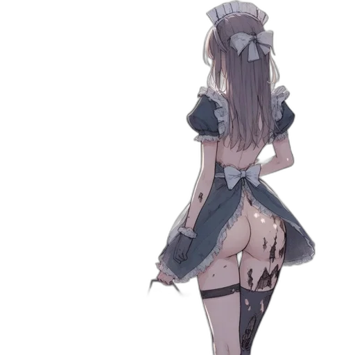 dress, staff, weapon, mask transparent PNG cut-out