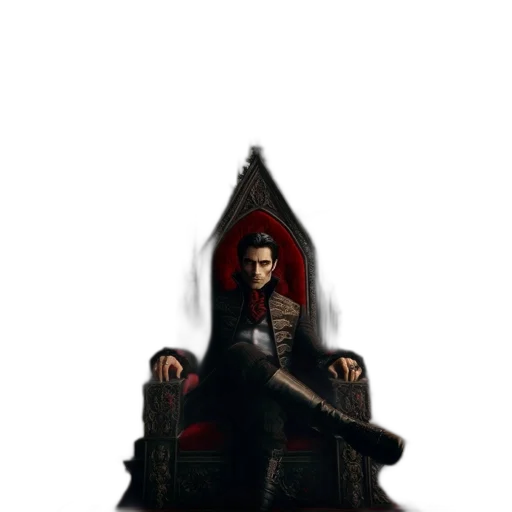 crown, jacket, furniture, concept art transparent PNG cut-out