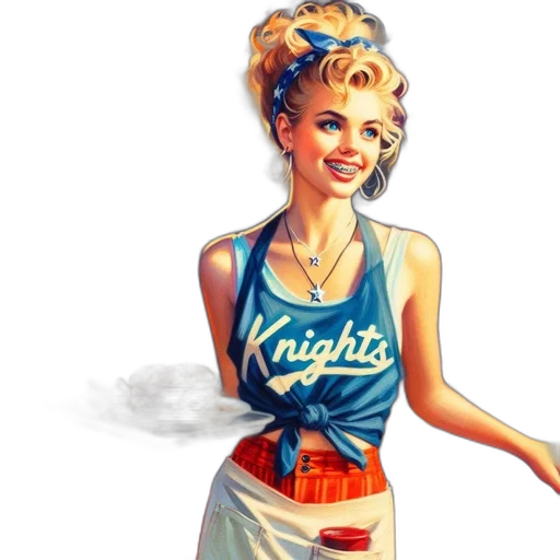 dress, comic book art, fantasy art, photorealistic transparent PNG cut-out