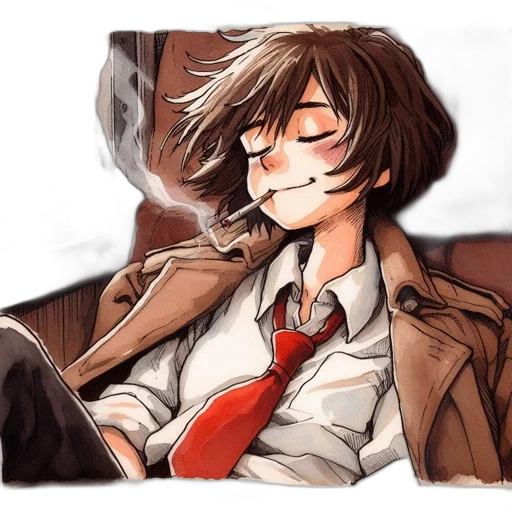 mask, face, jacket, watercolor transparent PNG cut-out