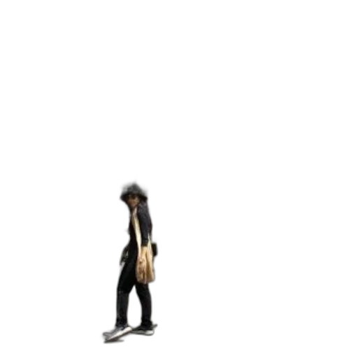 hat, jacket, staff, hair transparent PNG cut-out