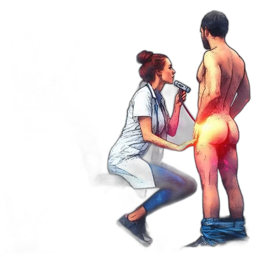 concept art, neon lights, fire, inside transparent PNG cut-out