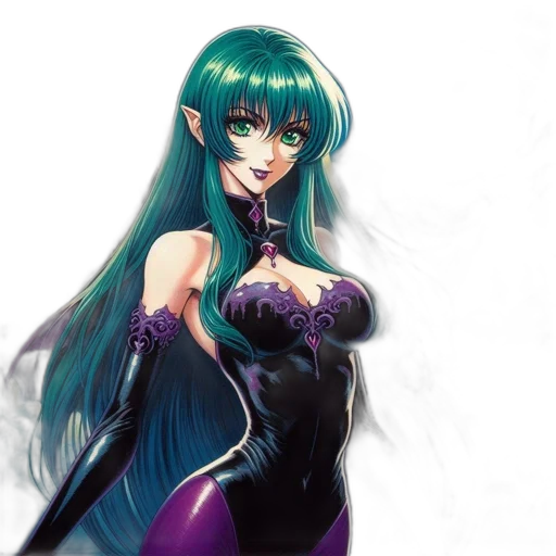 dress, robot, anime, fantasy art transparent PNG cut-out