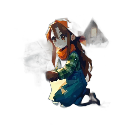 dress, staff, dragon, weapon transparent PNG cut-out