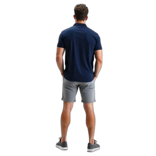 jacket, staff, 3d render, man transparent PNG cut-out