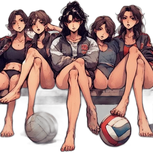 anime, pixel art, concept art, photorealistic transparent PNG cut-out