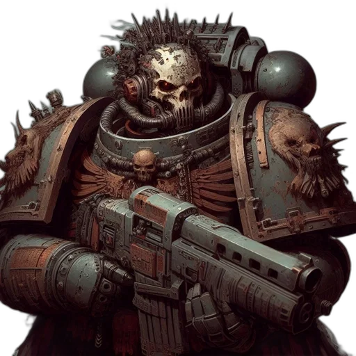 robot, face, weapon, creature transparent PNG cut-out