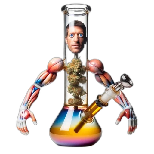 concept art, unusual, sculpture, glass transparent PNG cut-out