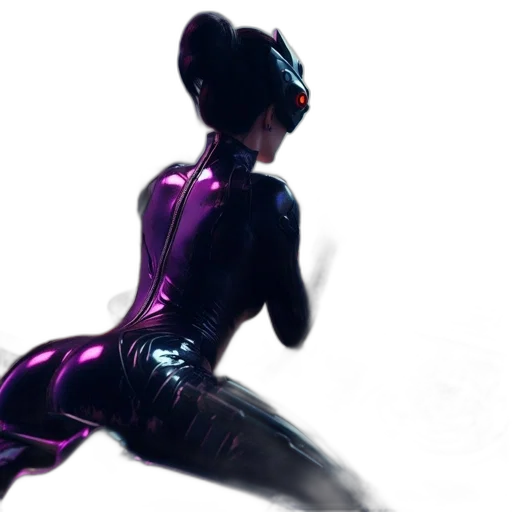 robot, dress, mask, weapon transparent PNG cut-out