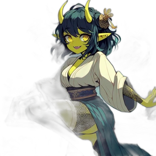 staff, dragon, mask, fantasy art transparent PNG cut-out