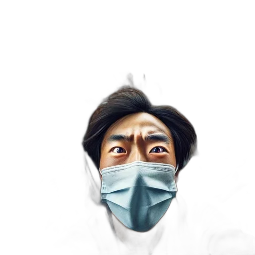 mask, face, staff, creature transparent PNG cut-out