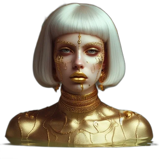 jewelry, robot, face, mask transparent PNG cut-out
