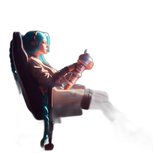 robot, bottle, staff, weapon transparent PNG cut-out