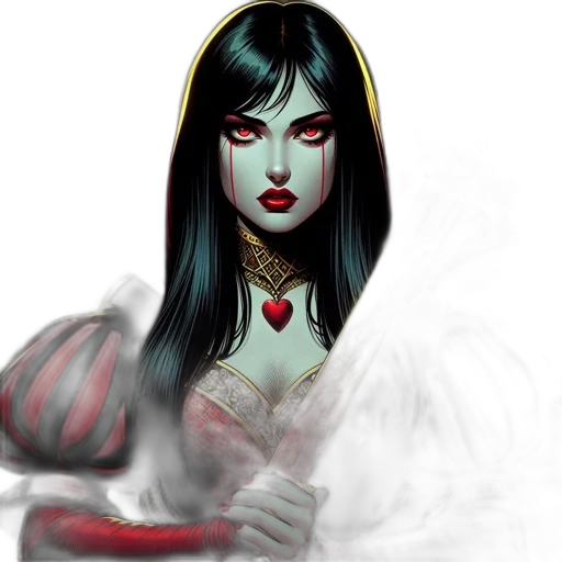fantasy art, concept art, comic book art, photorealistic transparent PNG cut-out