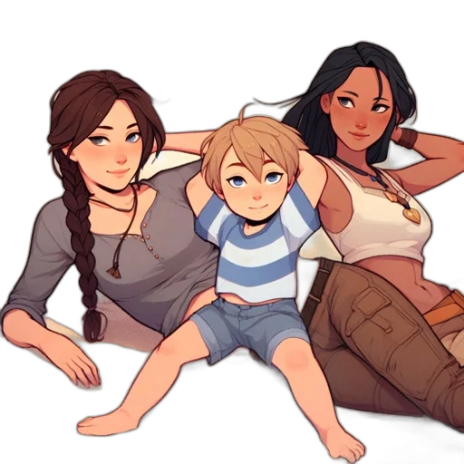 pixel art, concept art, cartoon, watercolor transparent PNG cut-out