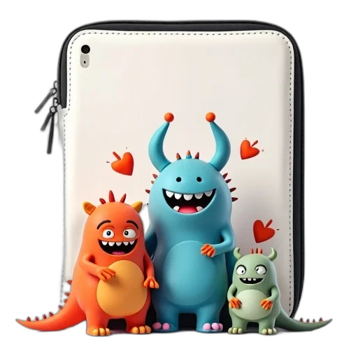 cute, baby, monsters, white transparent PNG cut-out