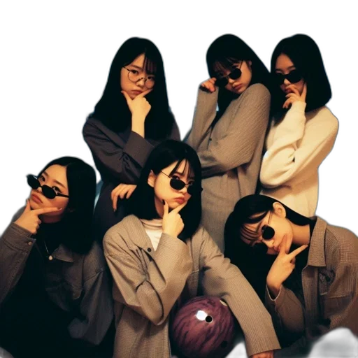 staff, jacket, mask, hair transparent PNG cut-out