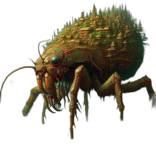 creature, animal, robot, hair transparent PNG cut-out