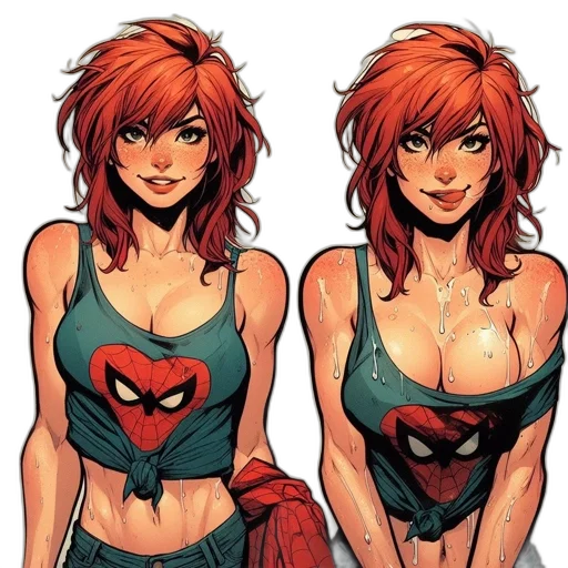 comic book art, concept art, cartoon, pixel art transparent PNG cut-out