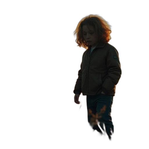 jacket, creature, hair, robot transparent PNG cut-out